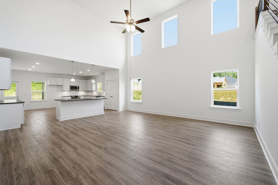 Spacious, unfurnished interior of a new home in Brush Creek, Fairview (Image 25). Spacious, unfurnished interior of a new home in Brush Creek, Fairview (Image 25).