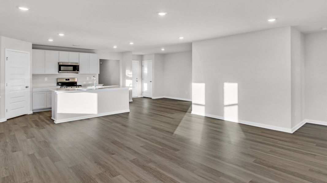Representative unfurnished interior of a home built from the Lakeside by D.R. Horton in Bailey Park, Fayetteville (Image 24).