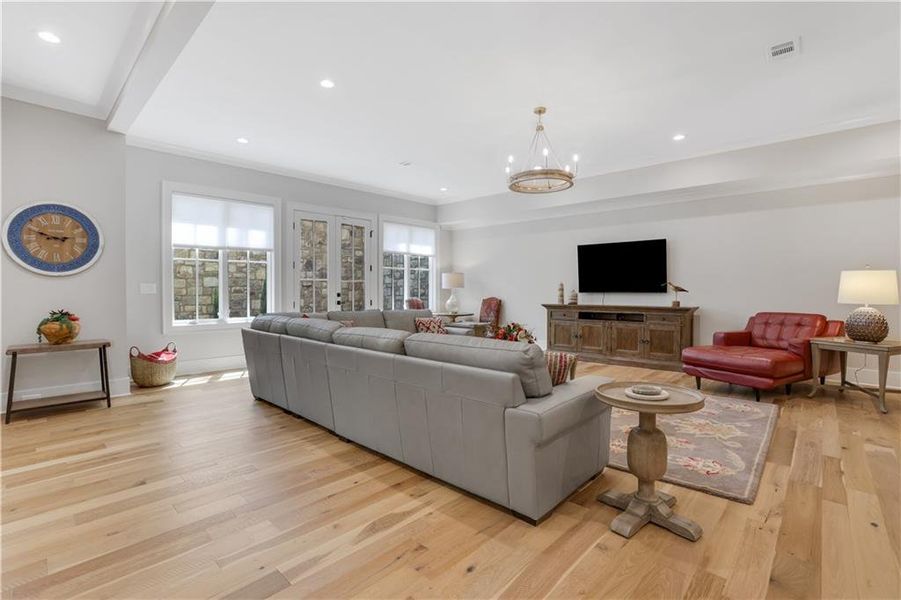 Furnished interior view inside a new home in , Dahlonega (Image 50).