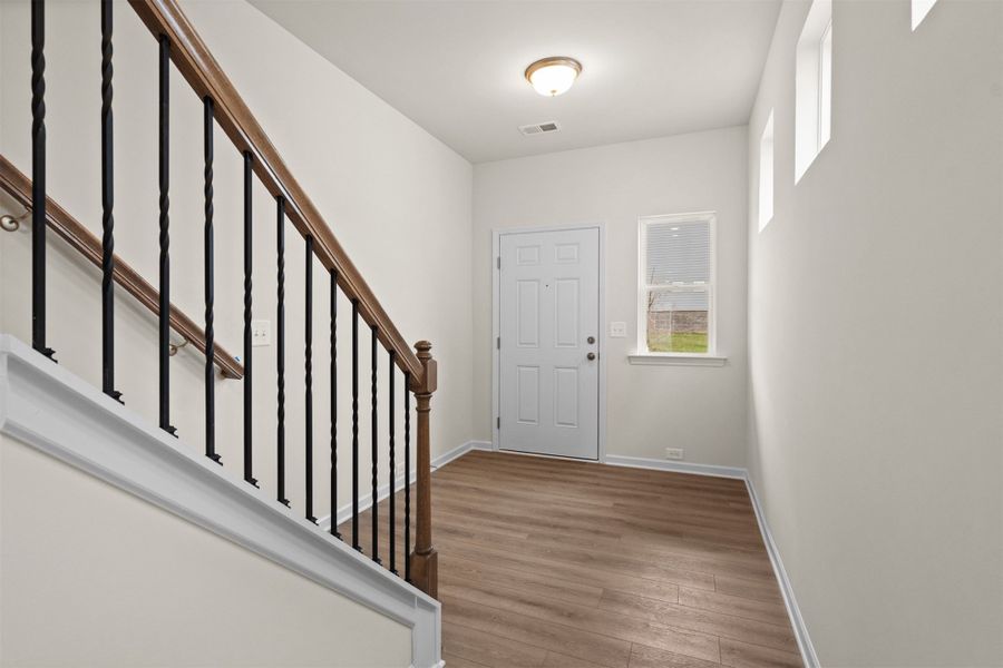 The Dove- Foyer. Home under construction, photo used for illustrative purposes only, colors and options will vary.