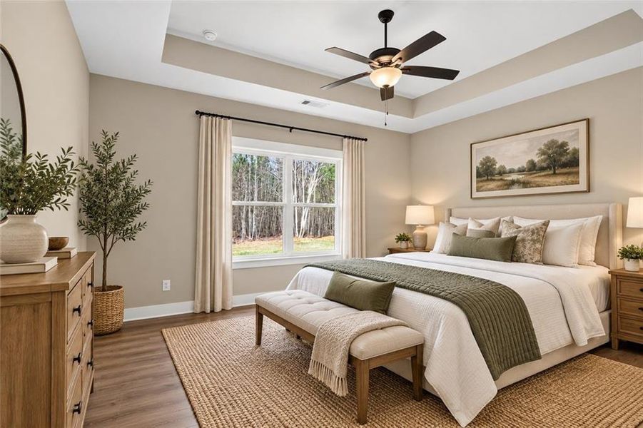 Furnished interior view inside a new home in , Rockmart (Image 6).