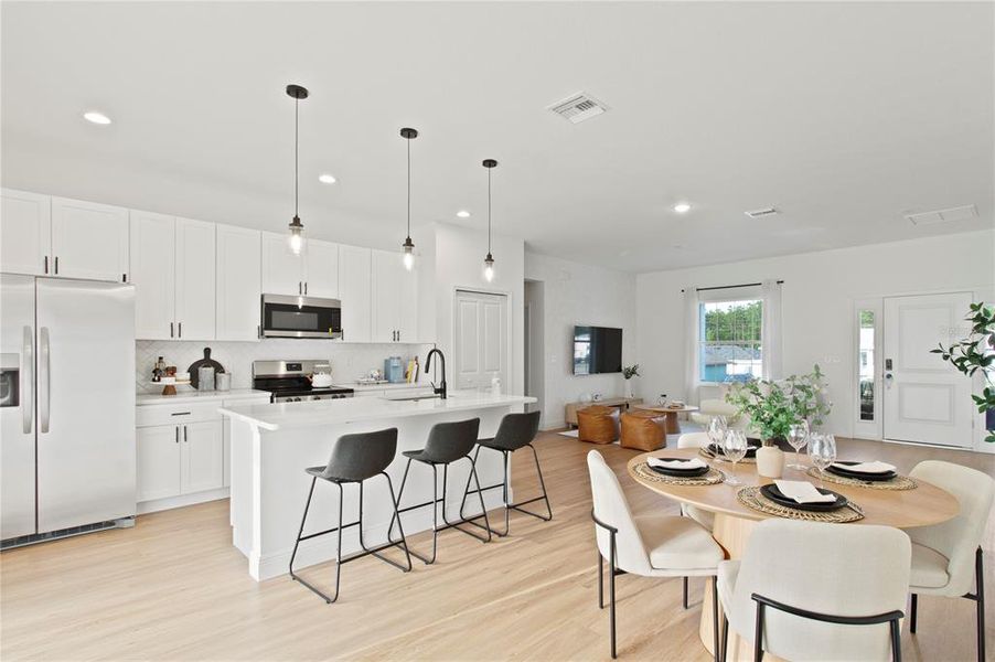 Furnished interior view inside a new home in , Ocala (Image 11). Furnished interior view inside a new home in , Ocala (Image 11).