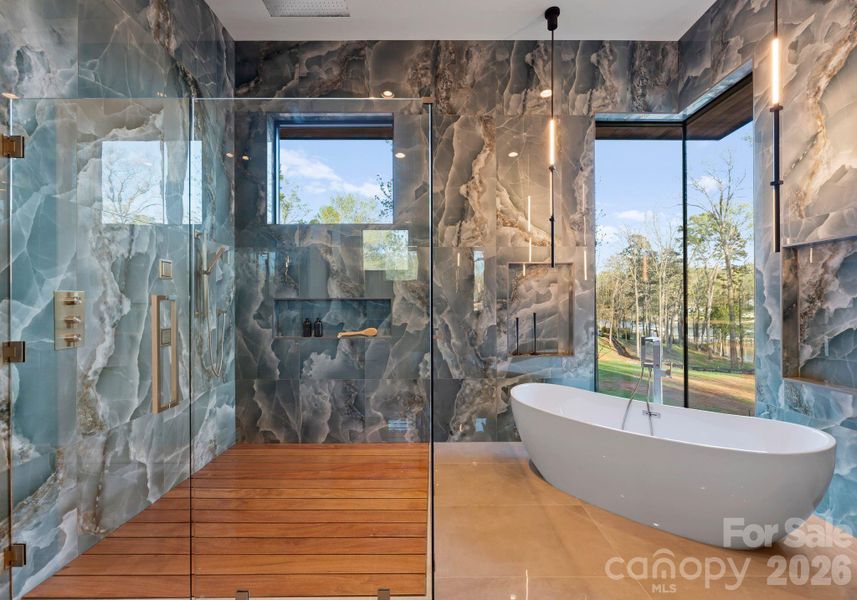 Furnished interior view inside a new home in , Charlotte (Image 12).