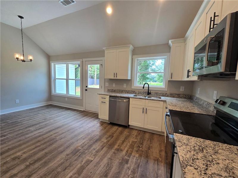 Furnished interior view inside a new home in , Lavonia (Image 7).
