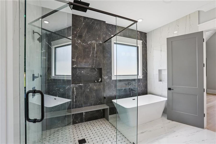 Furnished interior view inside a new home in , Braselton (Image 85).