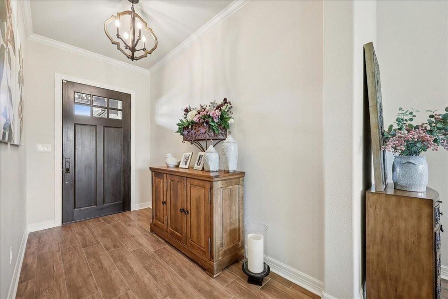 Furnished interior view inside a new home in , Beaumont (Image 9). Furnished interior view inside a new home in , Beaumont (Image 9).