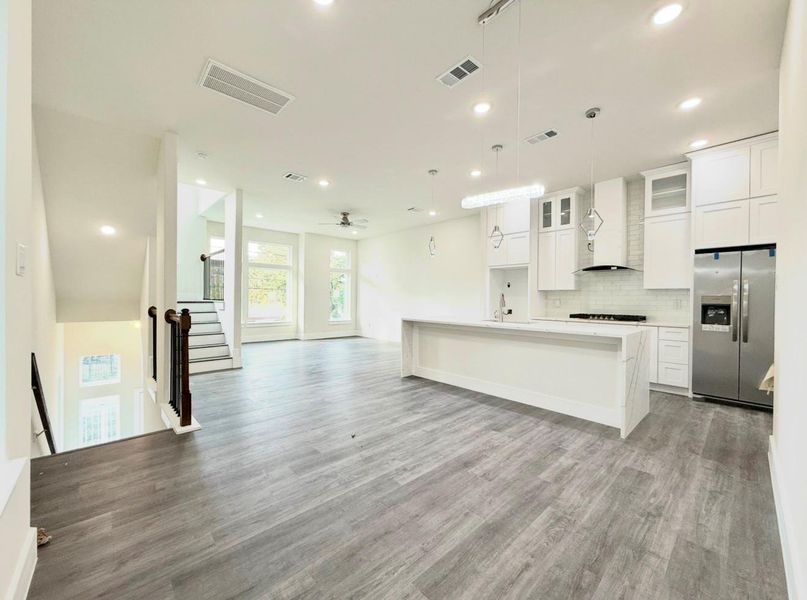 Spacious, unfurnished interior of a new home in , Houston (Image 15). Spacious, unfurnished interior of a new home in , Houston (Image 15).