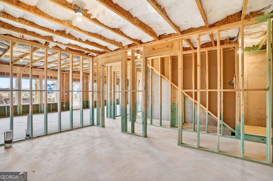In-progress construction of a new home in The Manor at Gainesville Township, Gainesville, GA (Image 39).