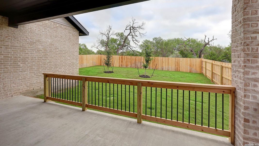 Exterior details and patio area of a home in VIDA, San Antonio (Image 4).