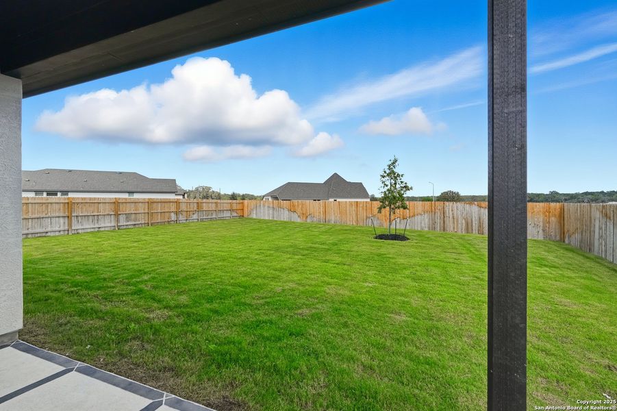 Exterior details and patio area of a home in Alsatian Oaks, Castroville (Image 30).