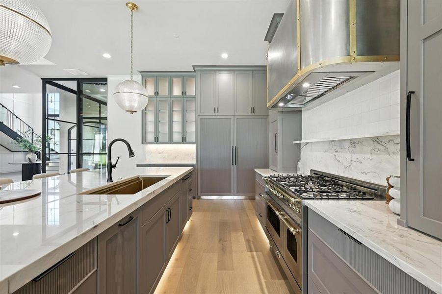 Furnished interior view inside a new home in , Bartonville (Image 8).