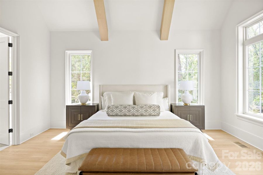 Furnished interior view inside a new home in , Charlotte (Image 41).