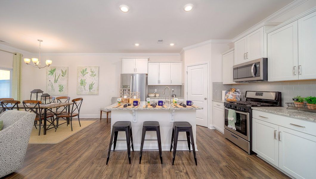 Furnished interior view inside a new home in The Townes at Stonecrest, Hendersonville (Image 7).