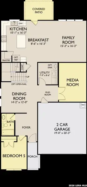 2D floor plan layout of this home in , San Antonio, TX (Image 3). 2D floor plan layout of this home in , San Antonio, TX (Image 3).