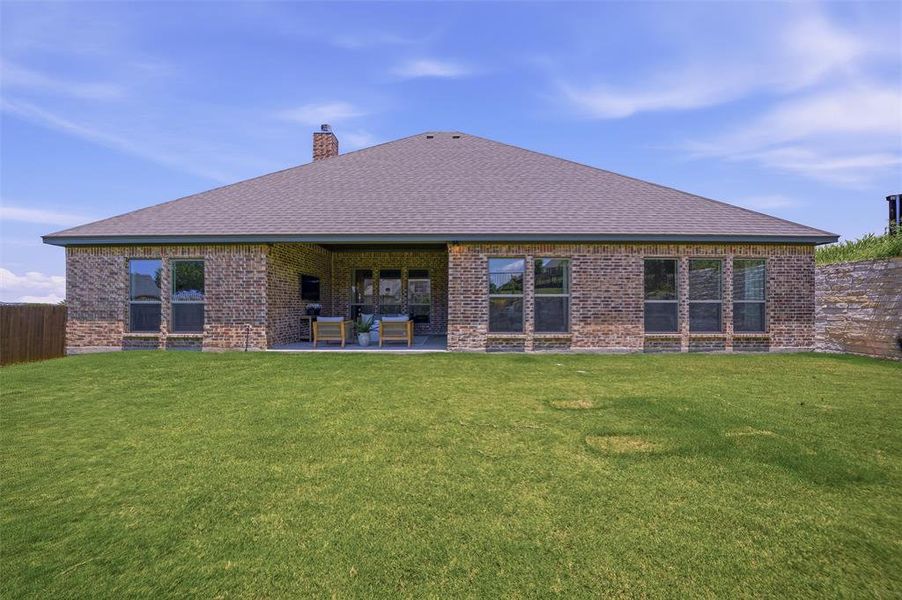 Exterior details and patio area of a home in , Benbrook (Image 22). Exterior details and patio area of a home in , Benbrook (Image 22).