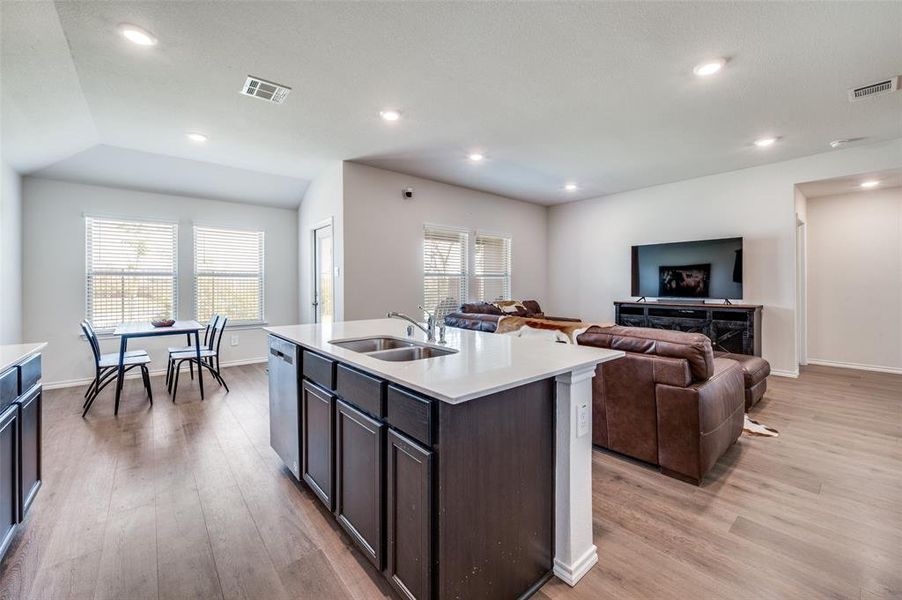 Furnished interior view inside a new home in Enclave at Pecan Creek, Providence Village (Image 10). Furnished interior view inside a new home in Enclave at Pecan Creek, Providence Village (Image 10).