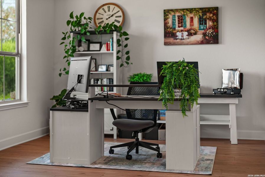 Furnished interior view inside a new home in Legend Park, Castroville (Image 6).