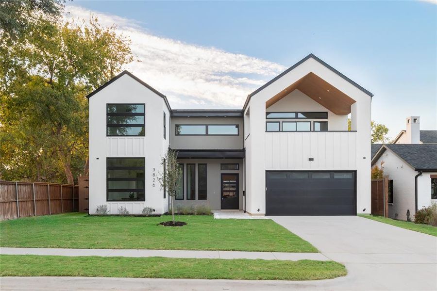 Front exterior of a new home in , Dallas, TX, highlighting curb appeal (Image 2).