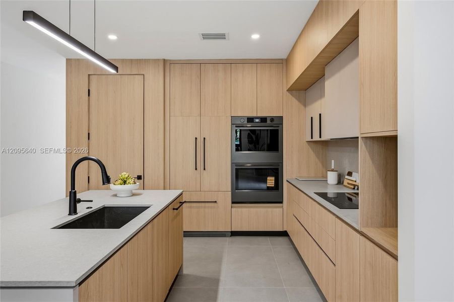 Furnished interior view inside a new home in , Miami (Image 31).