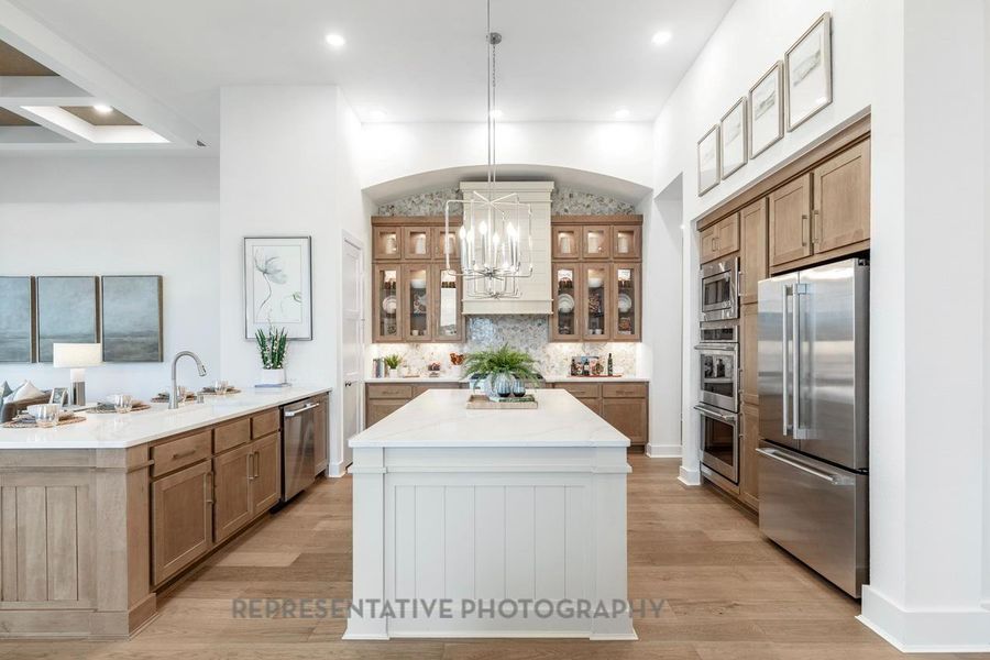 Furnished interior view inside a new home in Bridgeland, Cypress (Image 7).