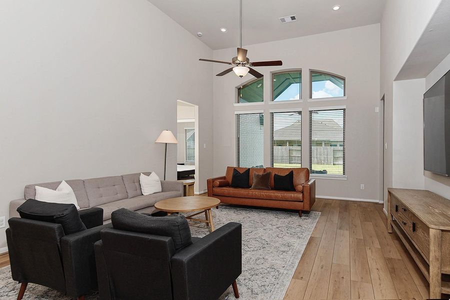 Furnished interior view inside a new home in The Meadows at Imperial Oaks, Conroe (Image 12).