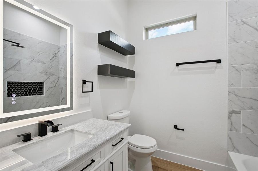 Furnished interior view inside a new home in , Fort Worth (Image 11).