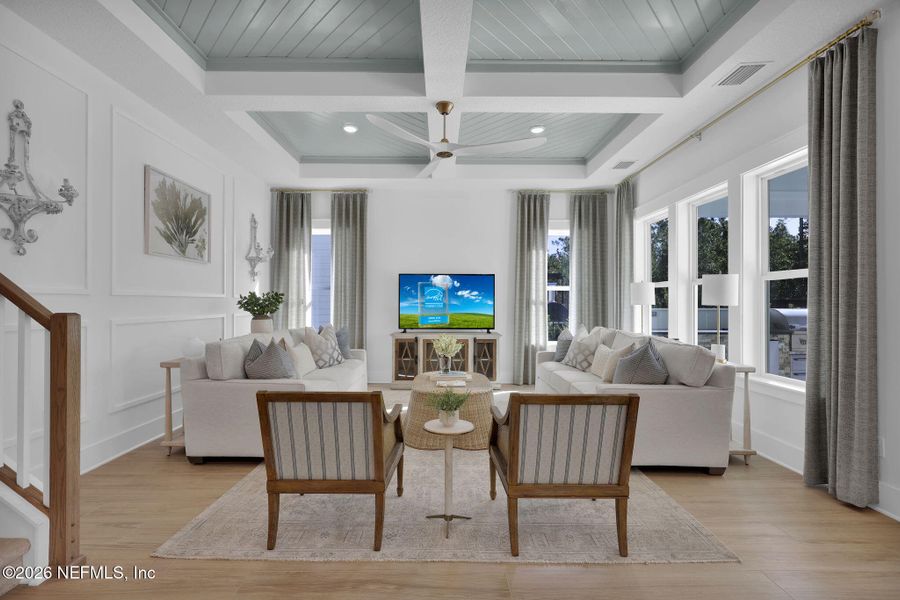 Furnished interior view inside a new home in , Ponte Vedra (Image 8).