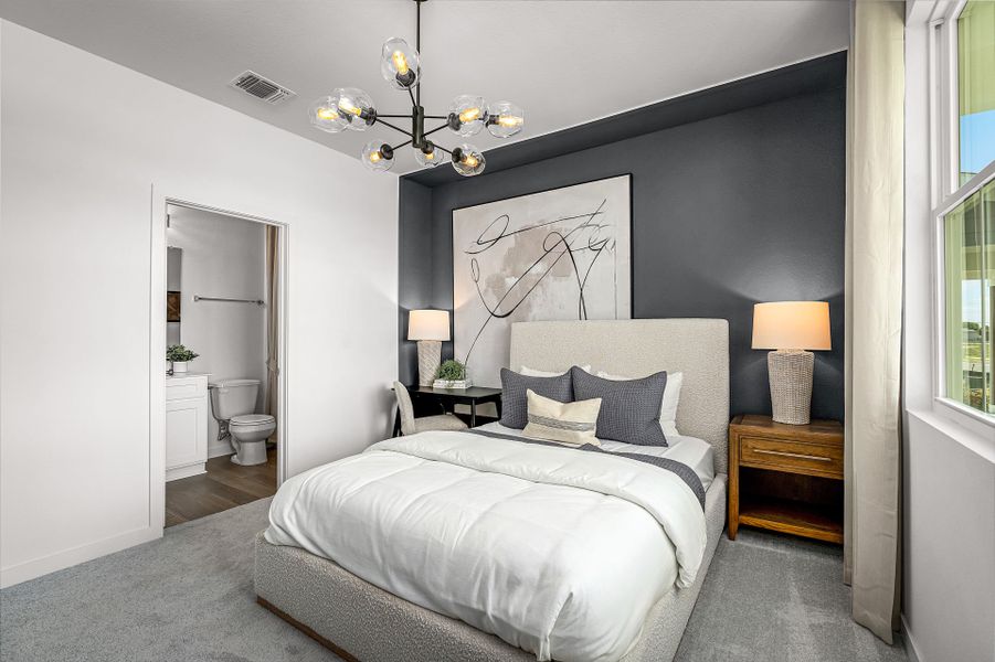 Representative furnished interior of a home built from the Eastgate by Centex in Vantage, San Marcos (Image 5).