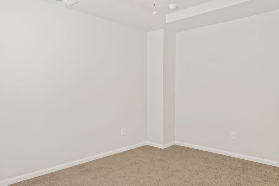 Spacious, unfurnished interior of a new home in The Mill at Woodcreek Farms, Elgin (Image 52). Spacious, unfurnished interior of a new home in The Mill at Woodcreek Farms, Elgin (Image 52).
