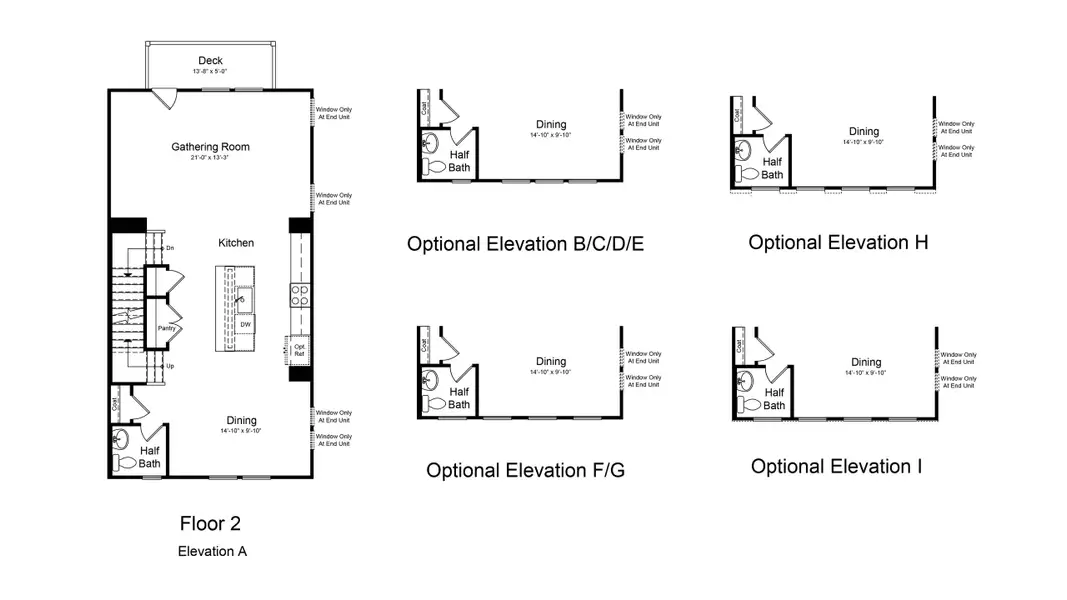 2D floor plan layout of this home in Silverstone, Knightdale, NC (Image 4).