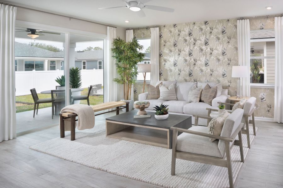 Representative furnished interior of a home built from the Blair by Mattamy Homes in Sandridge Hills, Asbury Lake (Image 6).