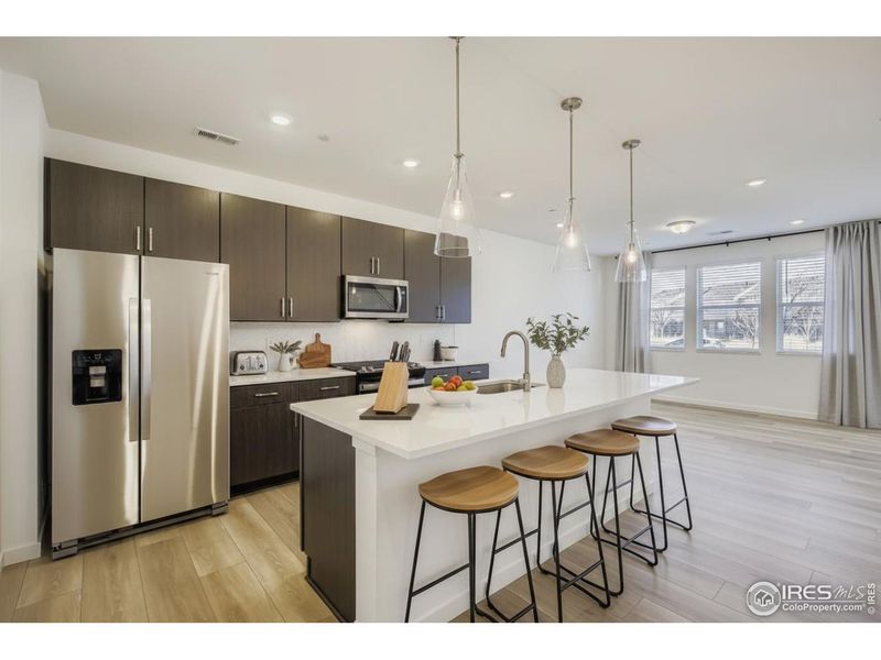 Furnished interior view inside a new home in , Fort Collins (Image 6). Furnished interior view inside a new home in , Fort Collins (Image 6).