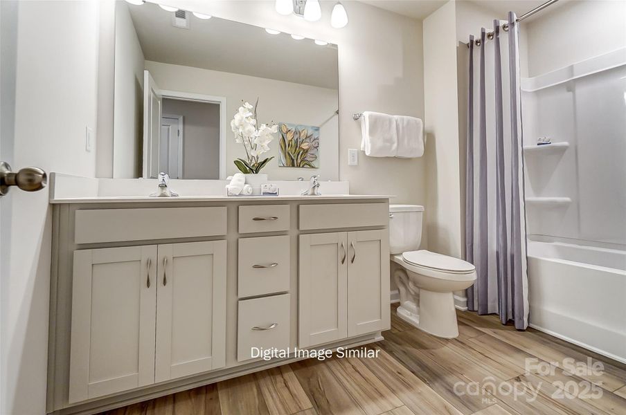 Upstairs Bathroom--Representational Photo Only