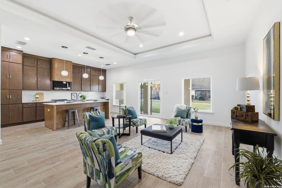 Furnished interior view inside a new home in , Selma (Image 20).