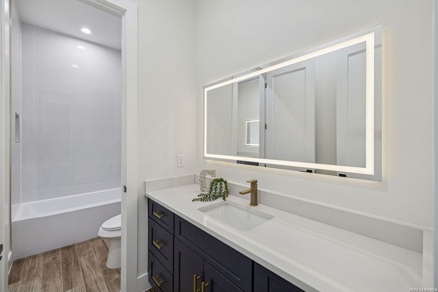 Furnished interior view inside a new home in , Spring Branch (Image 47).