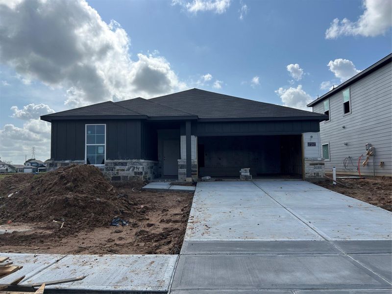 In-progress construction of a new home in Paloma at Sanford Farms, Waller, TX (Image 19).