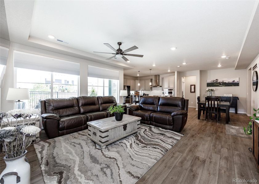 Furnished interior view inside a new home in , Colorado Springs (Image 9).