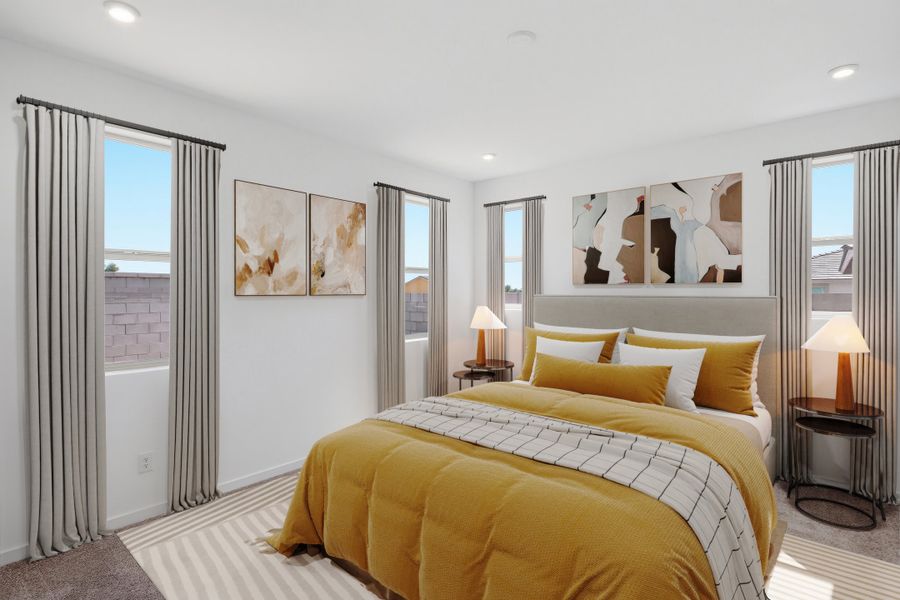 Furnished interior view inside a new home in Montana Vista - Summit: Summit, Buckeye (Image 9).