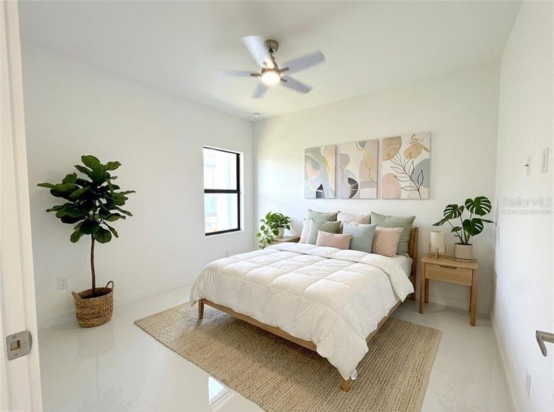 Furnished interior view inside a new home in , Cape Coral (Image 17).