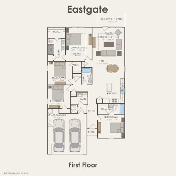 Centex Homes, Eastgate floor plan Centex Homes, Eastgate floor plan
