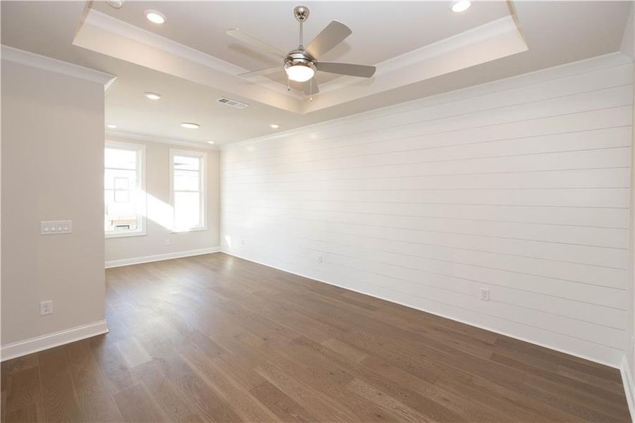 Spacious, unfurnished interior of a new home in Byers Park, Alpharetta (Image 18). Spacious, unfurnished interior of a new home in Byers Park, Alpharetta (Image 18).