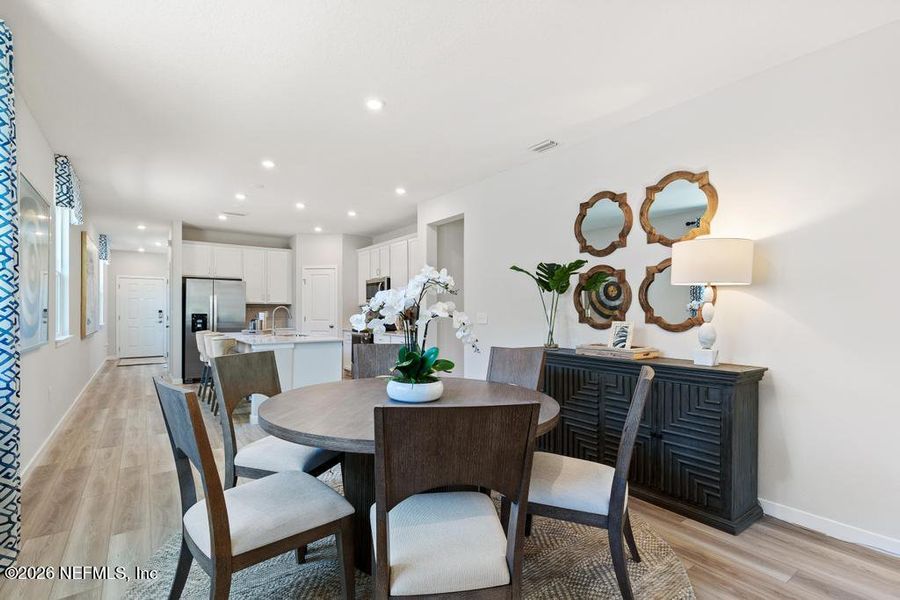 Furnished interior view inside a new home in Seminole Palms, Palm Coast (Image 20).