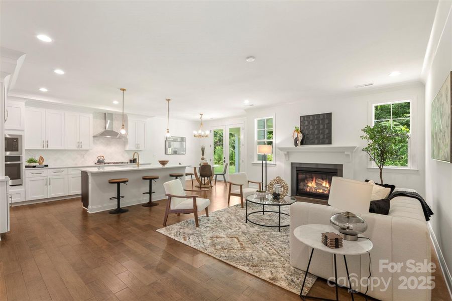 Furnished interior view inside a new home in Crescent Golf, Salisbury (Image 10).