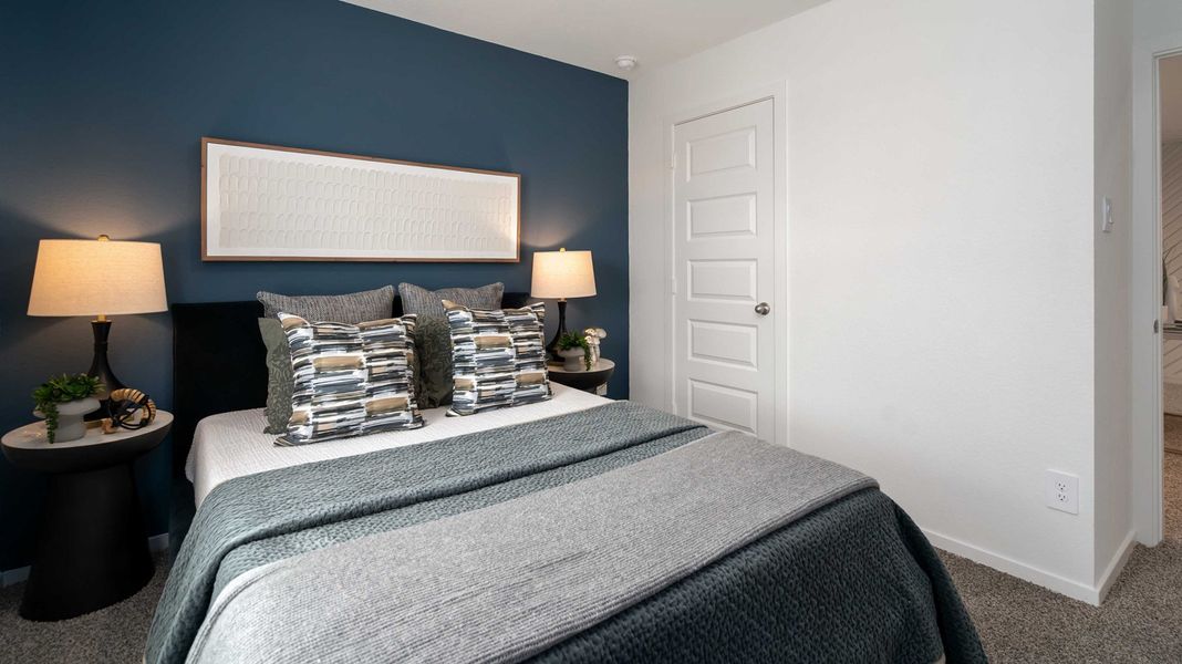 Representative furnished interior of a home built from the CEDAR by D.R. Horton in Alaia Crossing, Houston (Image 26). Representative furnished interior of a home built from the CEDAR by D.R. Horton in Alaia Crossing, Houston (Image 26).