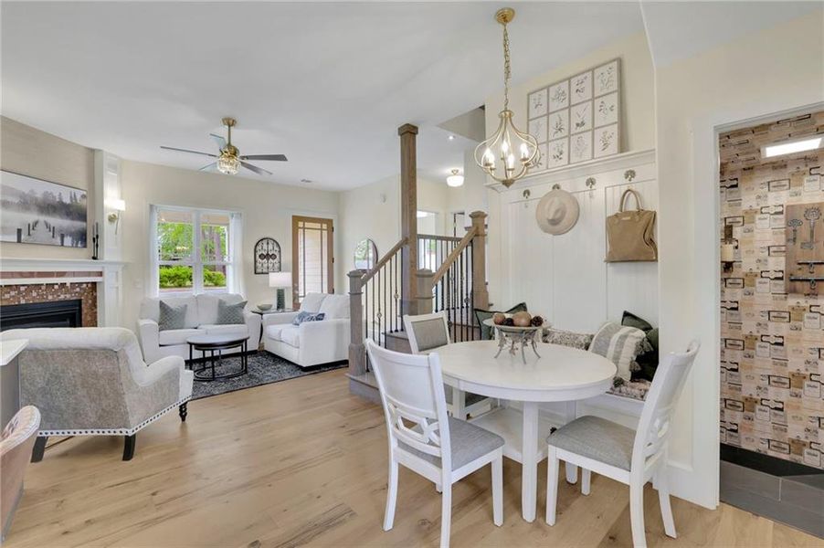 Furnished interior view inside a new home in , Austell (Image 14).