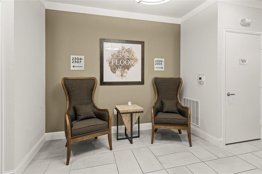 Furnished interior view inside a new home in , Allen (Image 5). Furnished interior view inside a new home in , Allen (Image 5).