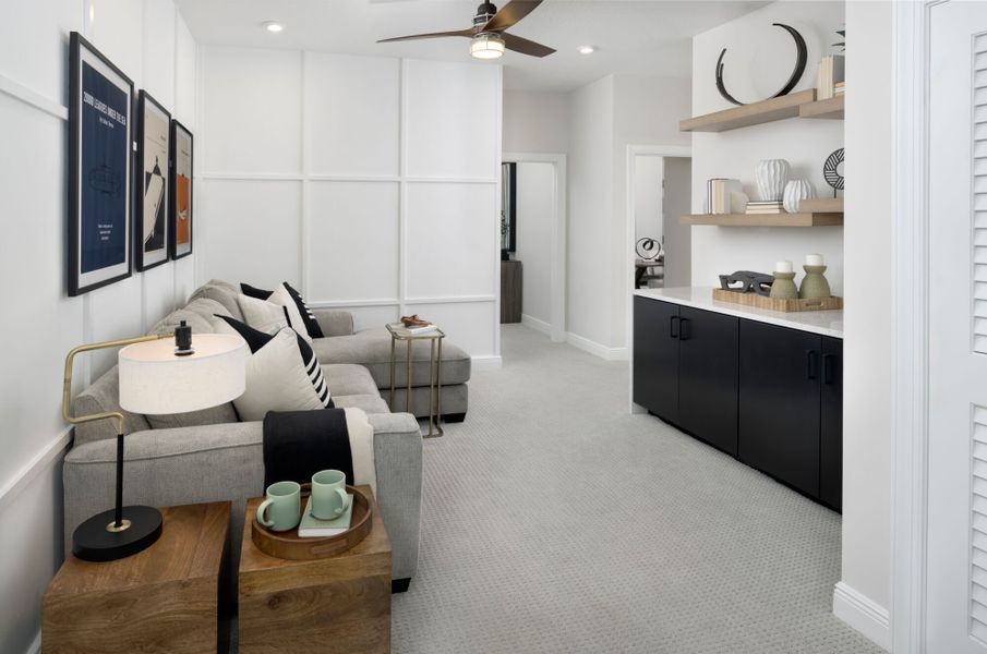 Representative furnished interior of a home built from the Eastwind by Mattamy Homes in Avila, Jensen Beach (Image 9).