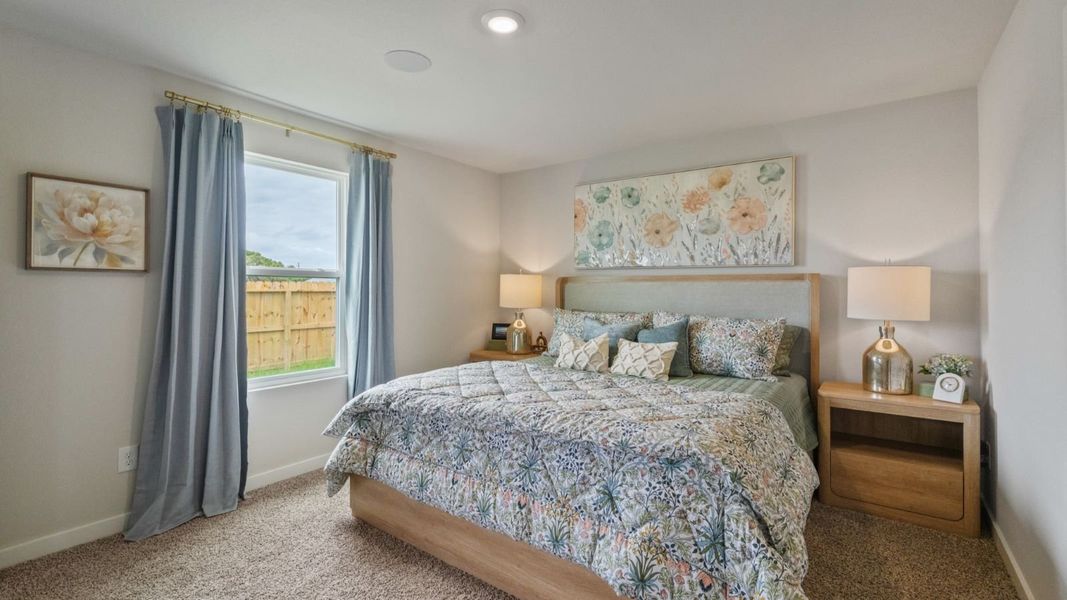 Furnished interior view inside a new home in Waldron Estates, Corpus Christi (Image 8).