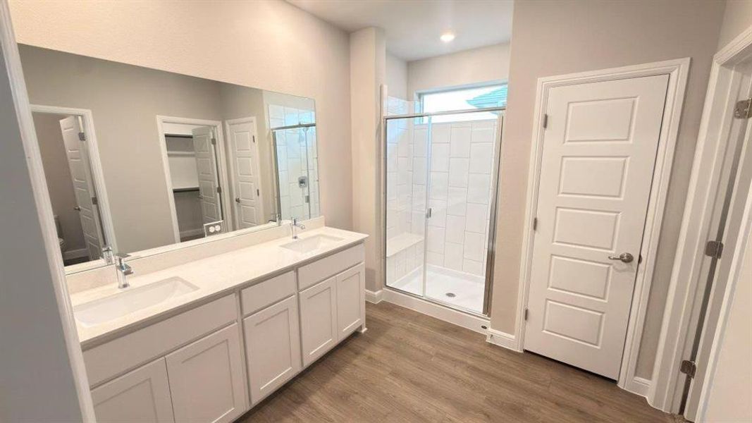 Furnished interior view inside a new home in Bluestem, Rhome (Image 5).