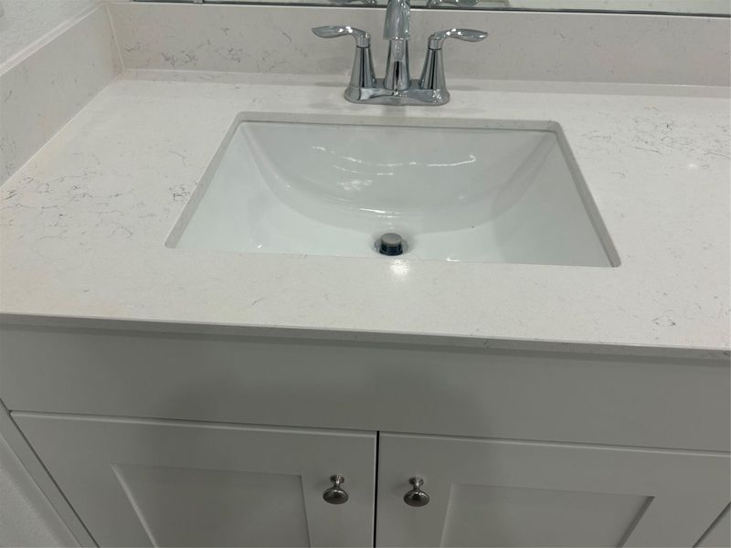 This is a view of the master bathroom sinks. This is a view of the master bathroom sinks.